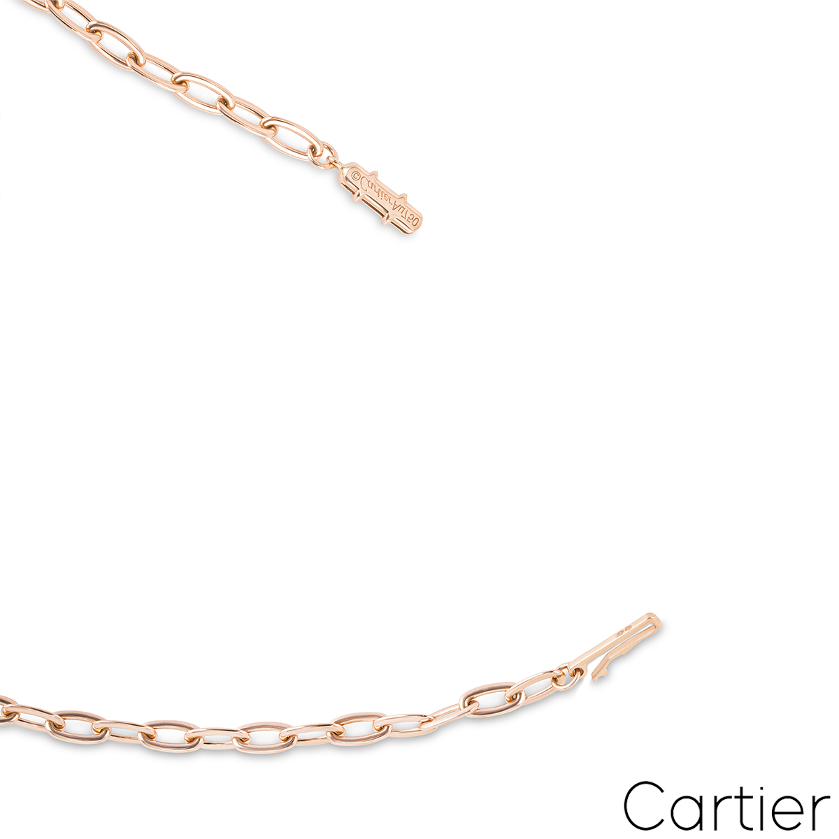 Cartier Rose Gold Diamond Juste Un Clou Necklace N7413500